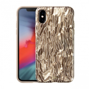 Чехол-накладка LAUT PEARL GLITTER для Apple iPhone X/XS шампань